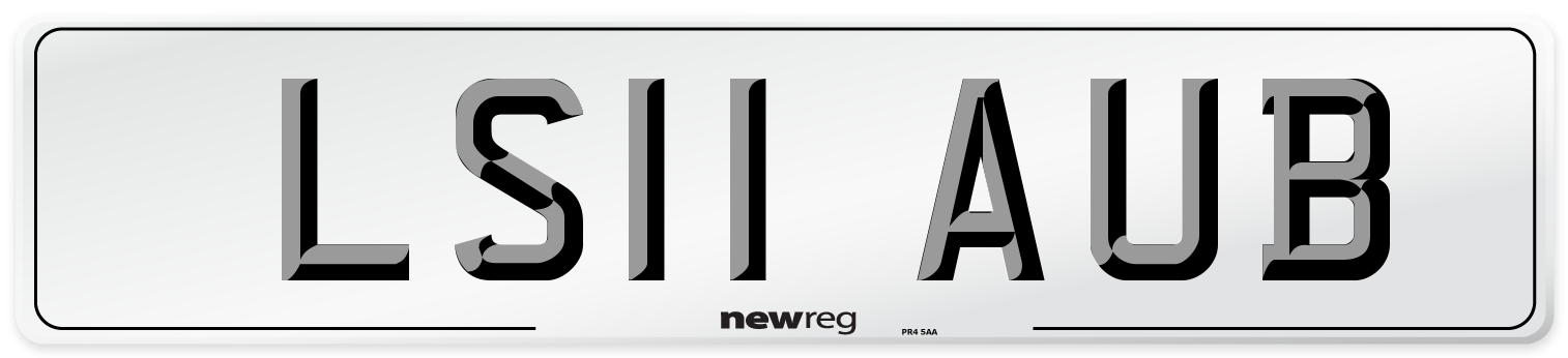 LS11 AUB Number Plate from New Reg